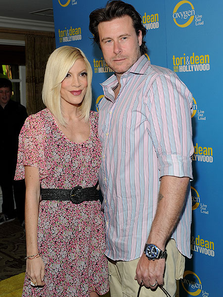 Getty Images Tori Spelling and Dean McDermott