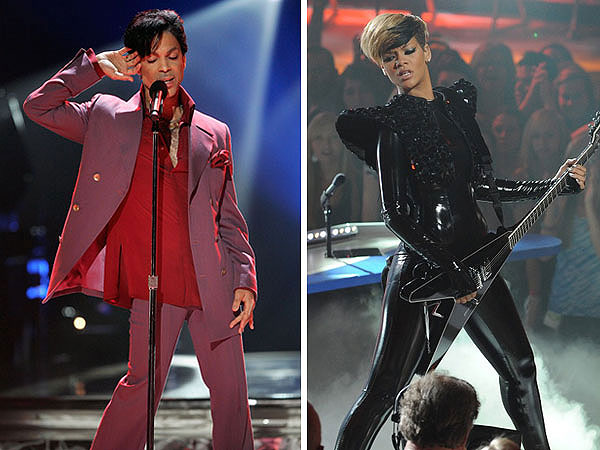 Extra prince and rihanna