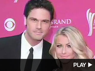 Julianne Hough and Chuck Wicks of Dancing with the Stars