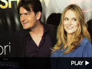 Lindsay Lohan, Mel B., Charlie Sheen and Brooke Mueller at PEEPSHOW in Las Vegas