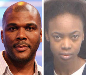 Getty Images/Extra composite tyler perry stalker charged dawne wilson