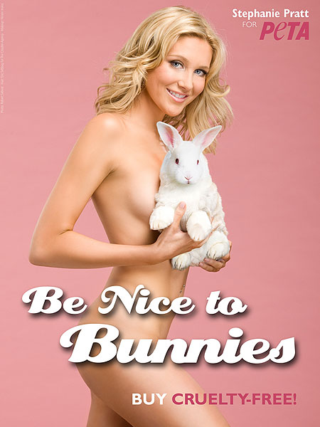 Joanna Krupa and Pamela Anderson who have bared it all to help PETA