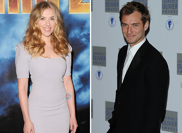 Getty Images jude law and scarlett johansson