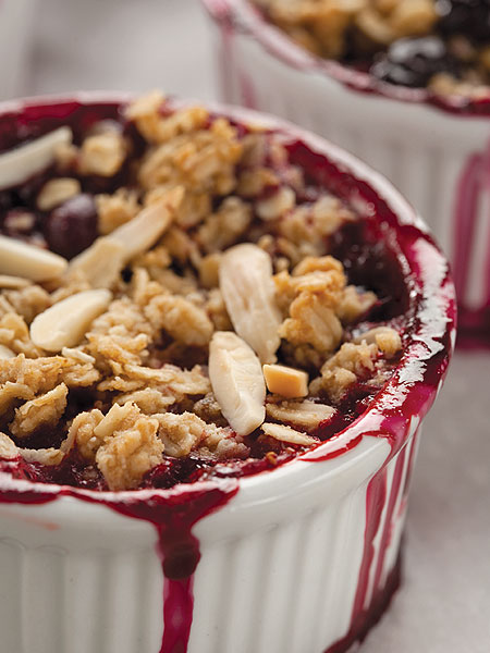 Extra Lean berry crisp