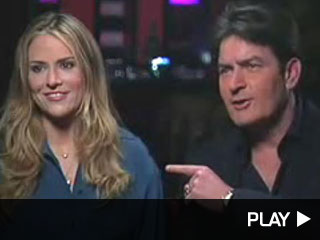 Charlie Sheen and Brooke Mueller diaper duty