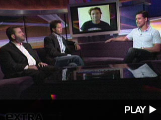 Steve Santagati, David Charvet, Rabbi Shmuley, Mario Lopez and the Mantourage