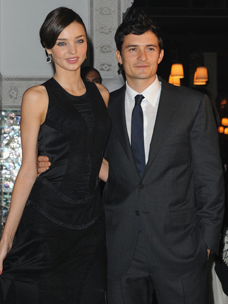 Getty Images miranda kerr and orlando bloom