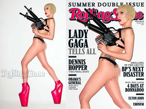 Rollingstone.com/Terry Richardson lady gaga rolling stone cover