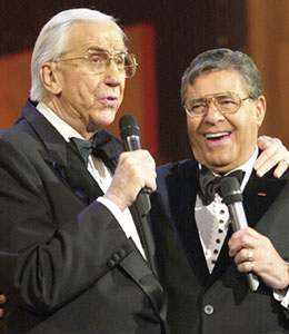 Jerry Lewis issued a statement about Ed McMahon