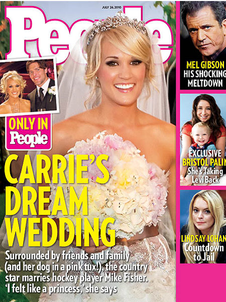 See other great photos of Carrie Underwood After the ceremony the bride 