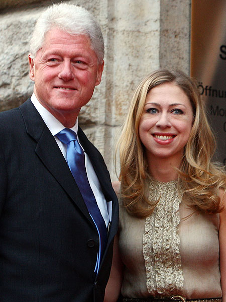 bill clinton and chelsea clinton