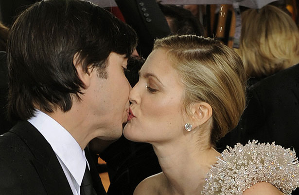 Getty Images justin long and drew barrymore