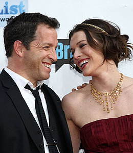 Getty Images milla jovovich gets married