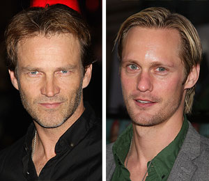 Getty Images/Extra Composite stephen moyer alexander skarsgard true blood