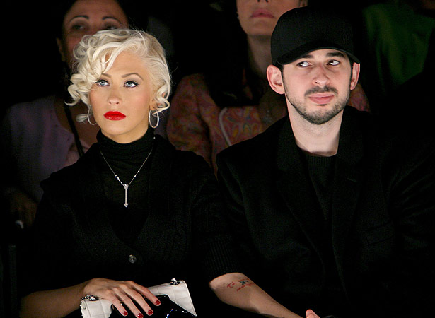 Getty Images christina aguilera and jordan bratman