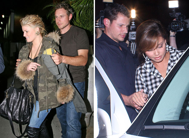 Bauer Griffin and Fame Pictures nick lachey and jessica simpson