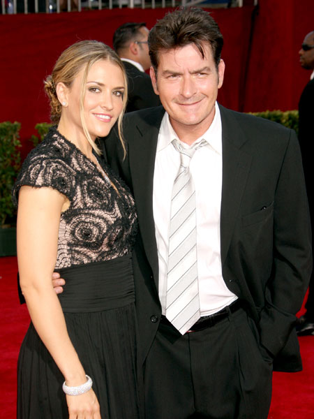 Getty Images brooke mueller and charlie sheen