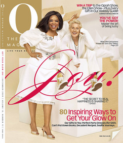 O, The Oprah Magazine Ellen DeGeneres Oprah Winfrey O Magazine cover