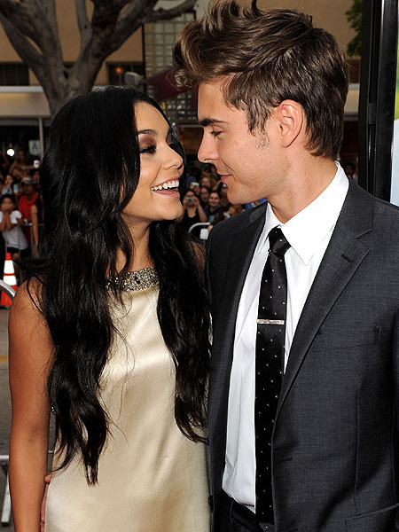 Getty Images zac efrons and vanessa hudgens