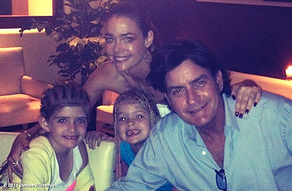 Denise Richards family-dinner.jpg