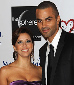 Getty Images Eva Longoria and Tony Parker spoof 'Grease'