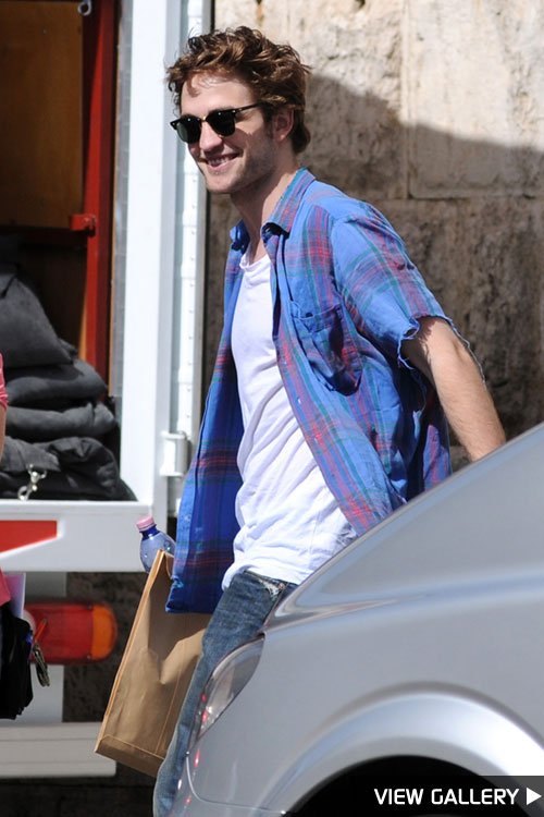 INF Photo Robert Pattinson in Italy