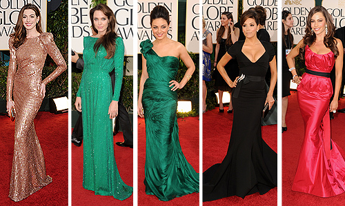 Getty Images 2011 golden globes best dressed