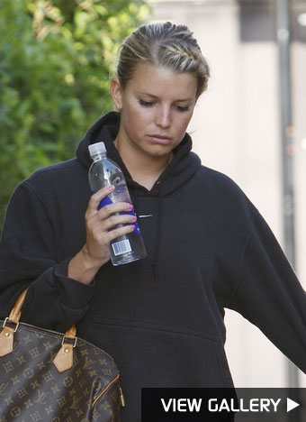 Getty Images Jessica Simpson on the mend after break with with Tony Romo